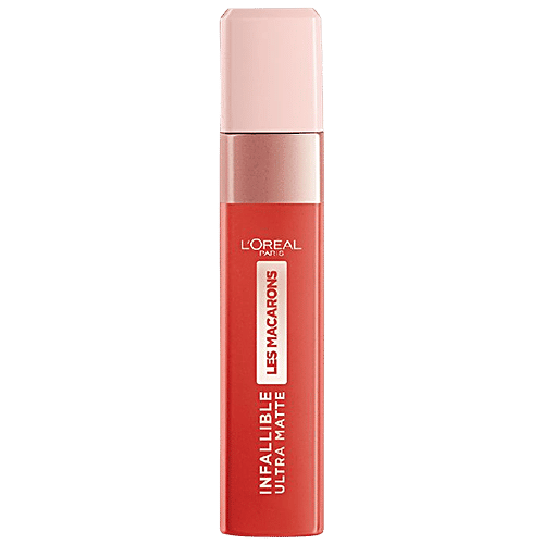 L'Oreal Paris Infallible Ultra Matte Liquid Lipstick - Les Macarons, 16 Hours Intense Matte, 5 g 834 Infinite Spice 