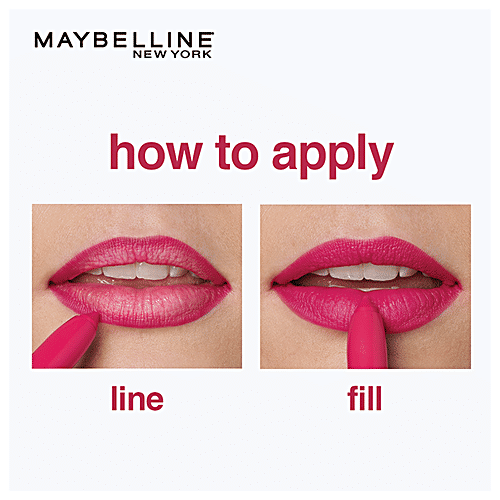 Maybelline New York Super Stay Ink Crayon Lipstick - Pink Edition, Intense Matte, Built-in Sharpener, 1.2 g 85 Change Is Good