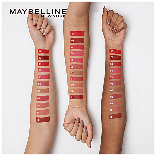 Maybelline New York Super Stay Ink Crayon Lipstick - Pink Edition, Intense Matte, Built-in Sharpener, 1.2 g 85 Change Is Good