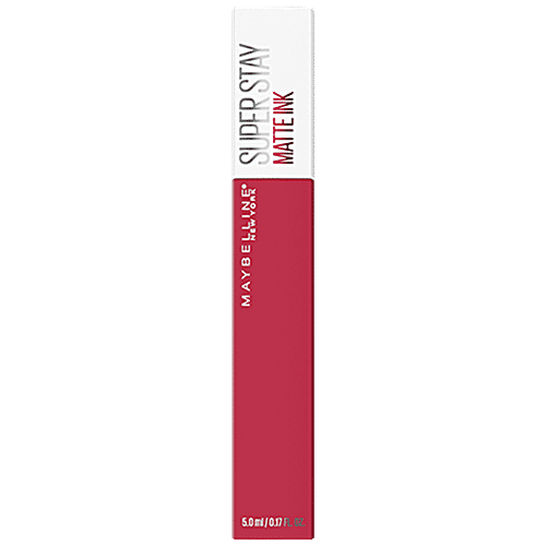 Maybelline New York Super Stay Matte Ink Brooklyn Blush Liquid Lipstick - Matte, Highly Pigmented, Long-lasting, 5 g Enchanter 