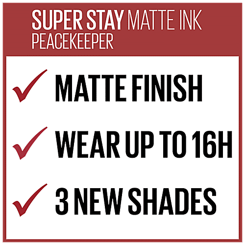 Maybelline New York Super Stay Matte Ink Brooklyn Blush Liquid Lipstick - Matte, Highly Pigmented, Long-lasting, 5 g Enchanter 