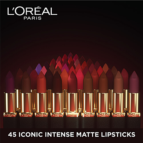 L'Oreal Paris L'Oréal Paris Color Riche Matte Lipstick, 666 The French Red - Smudge Proof Lipstick For Long Lasting Colour, 3.7 G  