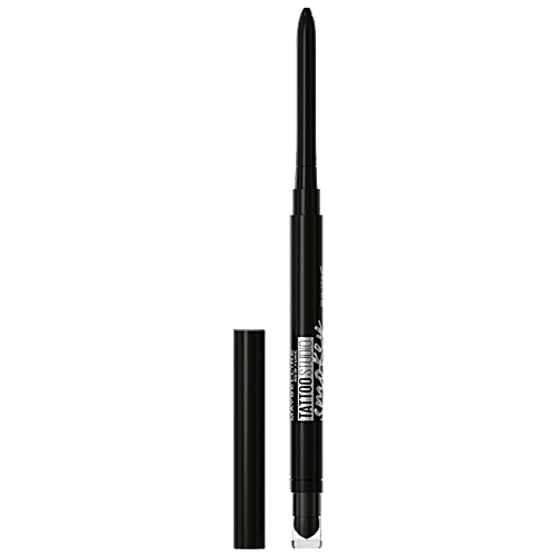 Maybelline New York Tattoo Smokey Kohl Gel Pencil - Smudge Proof, Waterproof Eyeliner, 0.28 g Smokey Black 