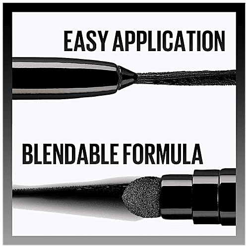 Maybelline New York Tattoo Smokey Kohl Gel Pencil - Smudge Proof, Waterproof Eyeliner, 0.28 g Smokey Black 