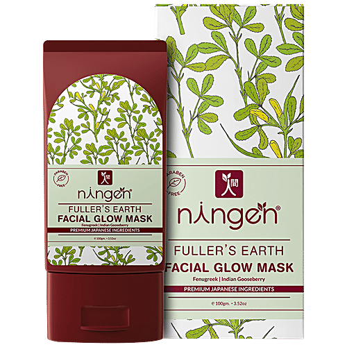 Buy Ningen Fuller's Earth Facial Glow Mask Fenugreek & Indian