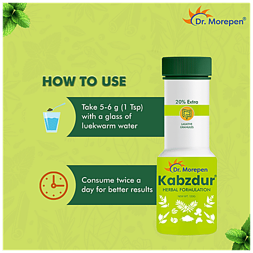 Buy Dr. Morepen Kabzdur Herbal Formulation For Constipation, Acidity