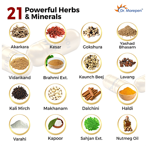 Dr. Morepen Forever Young Shilajit Gold Capsule - For Strength, Stamina & Vitality, 30 pcs