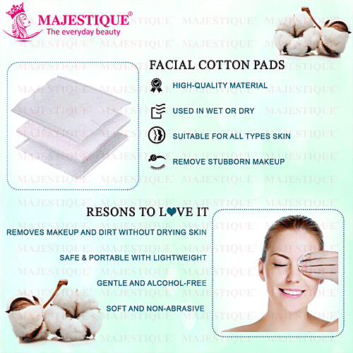 Buy Majeatique Facial Cotton Pads Online at Best Price of Rs 349