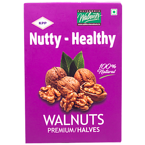 Buy Nutty Healthy Walnuts Premium, Halves, Keeps Brain & Heart