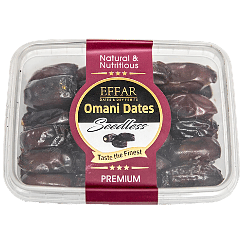 Buy Effar Dates & Dryfrutis Omani Seedless Dates Premium Quality