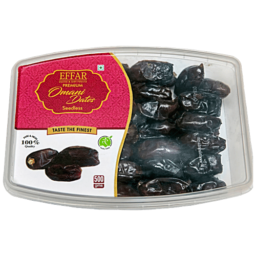 Buy Effar Dates & Dryfrutis Premium Omani Seedless Dates Nutritious
