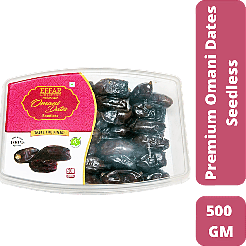 Buy Effar Dates & Dryfrutis Premium Omani Seedless Dates Nutritious
