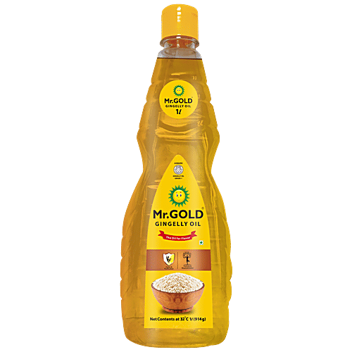 Buy Mr. Gold Gingelly Oil Flavourful, Made From Quality Sesame Seeds