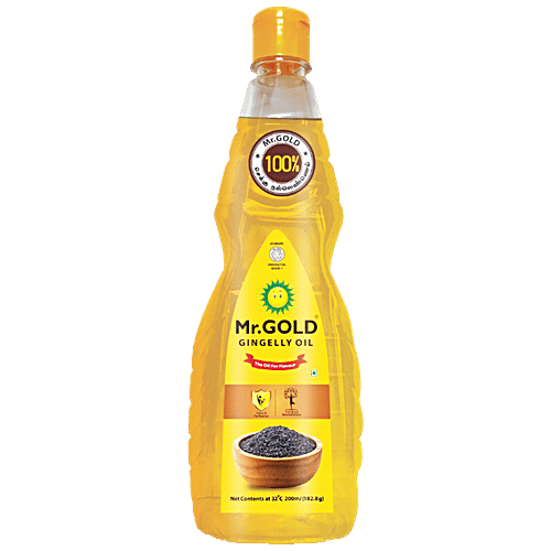 Buy Mr. Gold Gingelly Oil Flavourful, Made From Quality Sesame Seeds