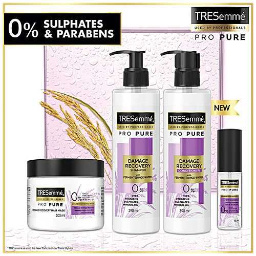 Tresemme Pro Pure Damage Recovery Mask, with Fermented Rice Water, Sulphate Free & Paraben Free, for Damaged Hair, 300 ml
