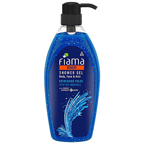 Buy Fiama Men Shower Gel For Body, Face & Hair Refreshing Pulse With