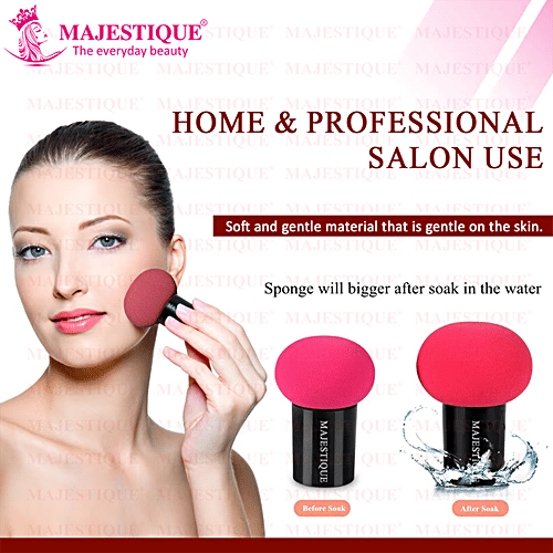 Majestique Facial Puff Sponge - Beauty Blender, Easy To Use, Gives Smooth Finish, FC71, 1 pc Pouch