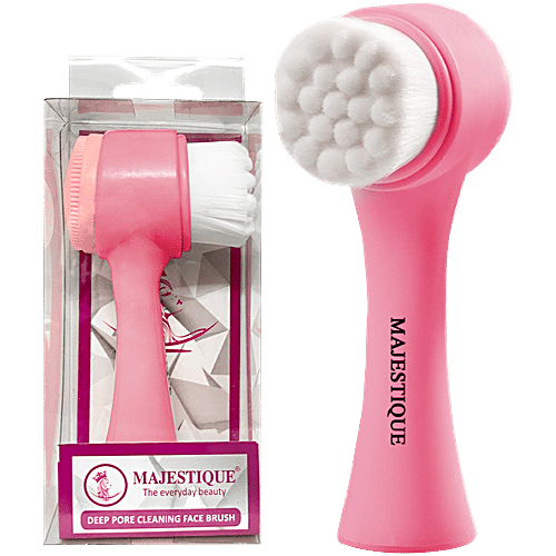 Majestique Deep Pore Cleansing Face Brush - Soft & Flexible, Exfoliates Skin, FC 3, 1 pc Box