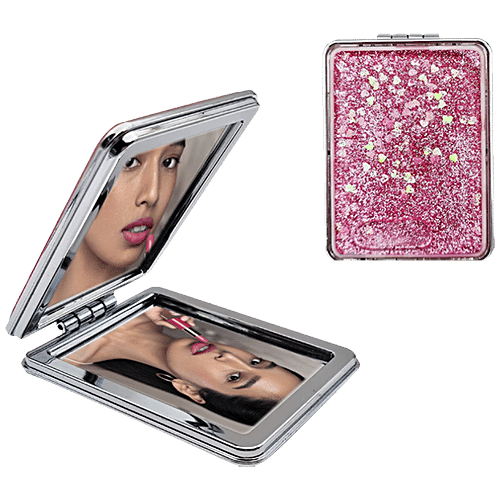 Buy MAJESTIQUE Magnifying Compact Mirror Easy To Carry, For Quick