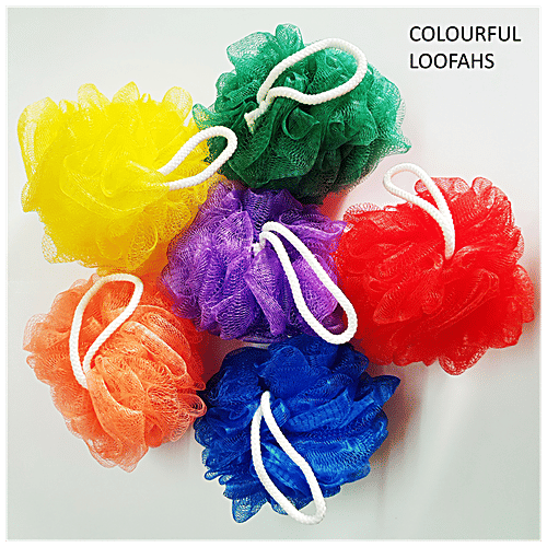 Majestique Twin Pack Loofah - Creates Rich Lather, Gentle On Skin, BA 207, 2 pcs Pouch