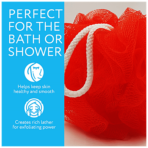 Majestique Twin Pack Loofah - Creates Rich Lather, Gentle On Skin, BA 207, 2 pcs Pouch