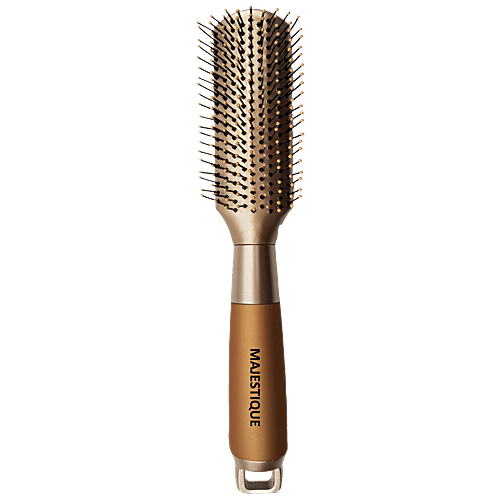 Buy MAJESTIQUE Hair Styler Brush With Soft Bristles, Sturdy Handle