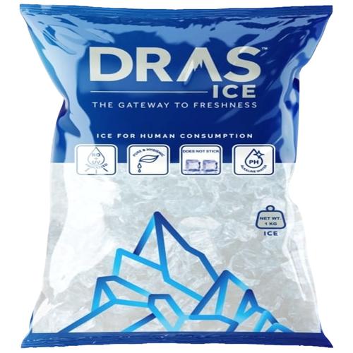 Dras Ice Ice Cube For Human Consumption - From Potable Water, Ideal For  Beverages & Drinks, 1 kg