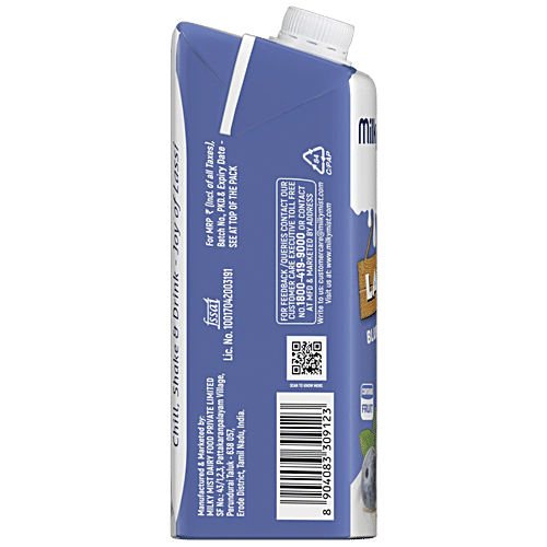 Milky Mist Lassi - Blueberry,, 200 ml  Contains Fruit, Heat Treated Drinks Based On Fermented Milk