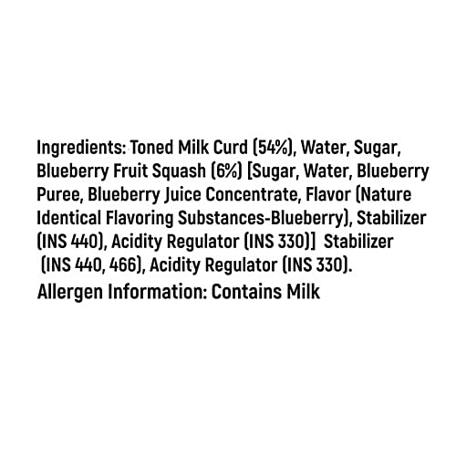Milky Mist Lassi - Blueberry,, 200 ml  Contains Fruit, Heat Treated Drinks Based On Fermented Milk