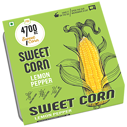 4700BC Lemon Pepper Sweet Corn, 82 g  Lemon Pepper Sweet Corn
 Ready To Eat