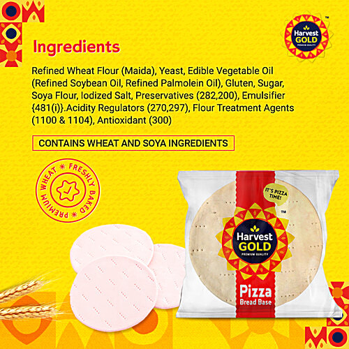 Harvest Gold Pizza Base, 200 g (2 pcs) 
