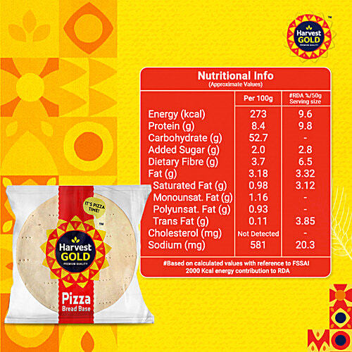 Harvest Gold Pizza Base, 200 g (2 pcs) 