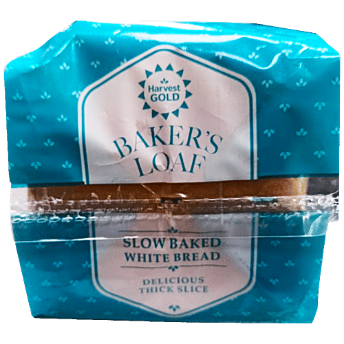 Harvest Gold Bakers Loaf - Premium Quality, Veg, For Breakfast Sandwiches, Toasts, 400 g  