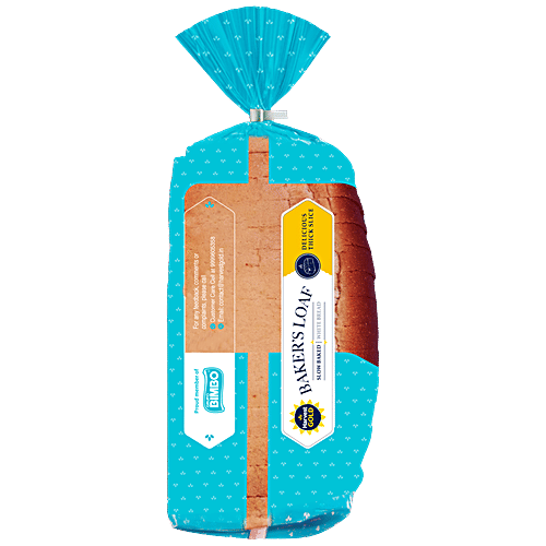 Harvest Gold Bakers Loaf - Premium Quality, Veg, For Breakfast Sandwiches, Toasts, 400 g  