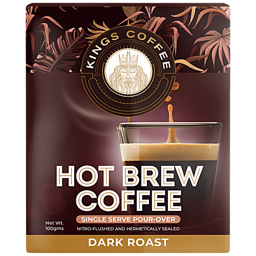 Buy KINGS COFFEE Dark Roast Provides Energy, Refreshing Flavour, Rich