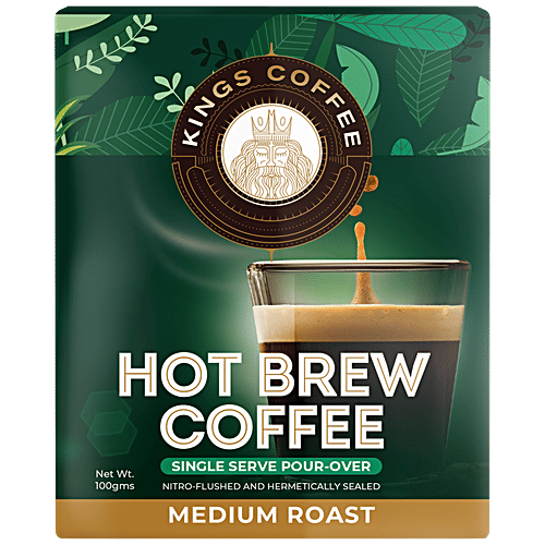 Buy KINGS COFFEE Medium Roast Rich In Aroma, Flavour & Antioxidants