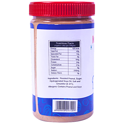 Buy Nutty Healthy Peanut Butter Crunchy, Rich Source Of Protein Online at Best Price of Rs 269