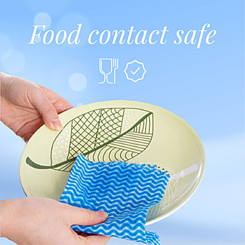 Origami Non Woven Reusable Kitchen Towel Roll, 2 pcs (100 Pulls Each) Highly Absorbent
Durable and Lint-free
Designed for Effective Cleaning