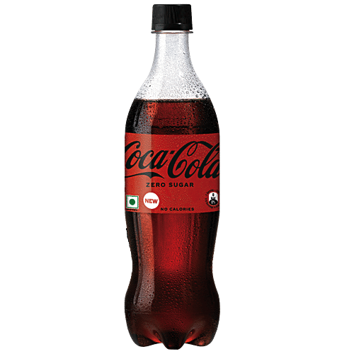 Coca Cola Soft Drink - Zero Sugar, 750 ml PET Bottle