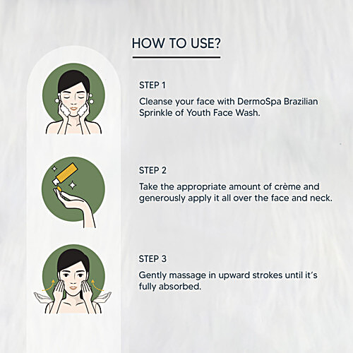 Lotus Professional DermoSpa Brazilian Age-Defying Night Cream - Improves Skin Elasticity, Preservative Free, 50 g  