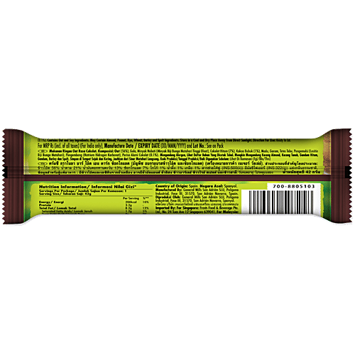 Nature Valley Crunchy Granola Bars - Oats & Dark Chocolate, 42 g  Crunchy Granola Bars
 Whole Grain Oats
 Dark Chocolate