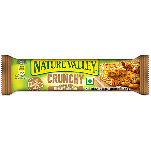 Nature Valley Crunchy Granola Bars - Roasted Almond, 42 g