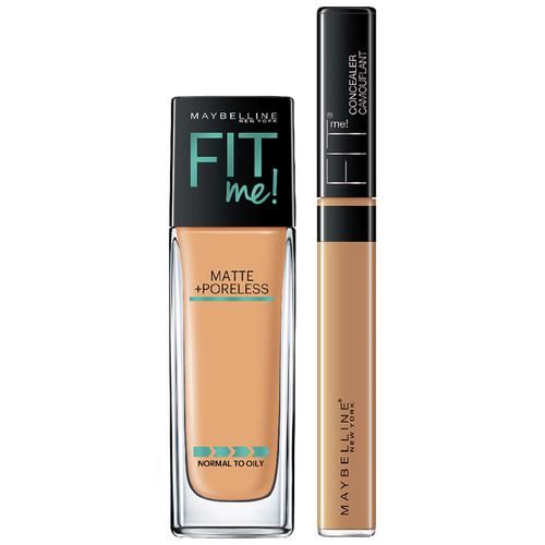 Buy Maybelline New York Fit Me Liquid Foundation + Concealer Camouflant,  For Normal To Oily Skin Online at Best Price of Rs 665.6 - bigbasket