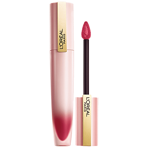 L'Oreal Paris Liquid Lipstick - Chiffon Signature, Mask Friendly, 7 ml 225 I Grasp