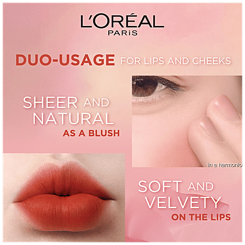 L'Oreal Paris Liquid Lipstick - Chiffon Signature, Mask Friendly, 7 ml 225 I Grasp