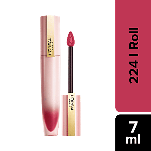 L'Oreal Paris Liquid Lipstick - Chiffon Signature, Mask Friendly, 7 ml 225 I Grasp