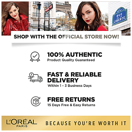 L'Oreal Paris Rouge Signature All Day Matte Liquid Lipstick - Elie Saab 129 I Mask Friendly, 7.6 ml Lead