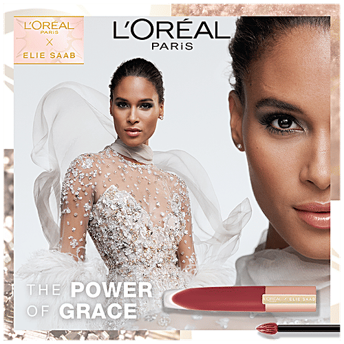 L'Oreal Paris Rouge Signature All Day Matte Liquid Lipstick - Elie Saab 129 I Mask Friendly, 7.6 ml Lead