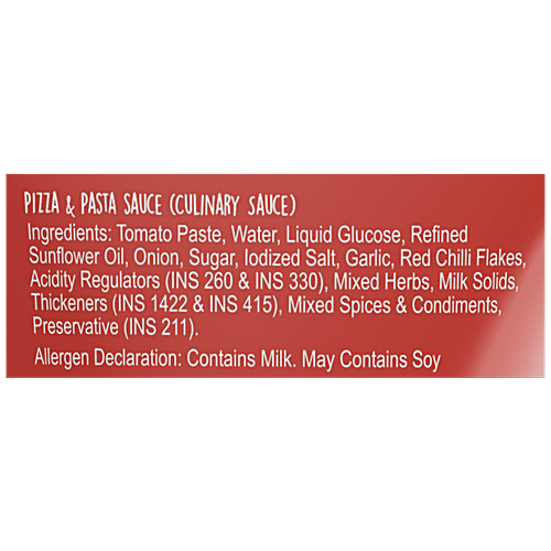 Buy Wingreens Farms Pizza & Pasta Sauce Savoury Flavours, Made With