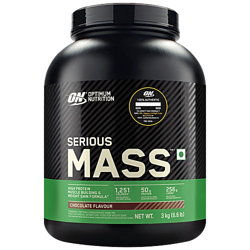 Buy Optimum Nutrition Serious Mass Weight Gainer Powder Chocolate